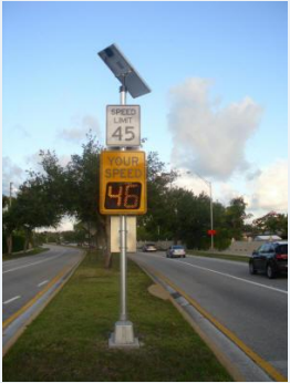 Solar-powered Speedometer