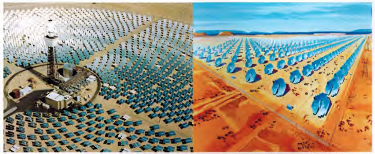 Solar thermal plant Source