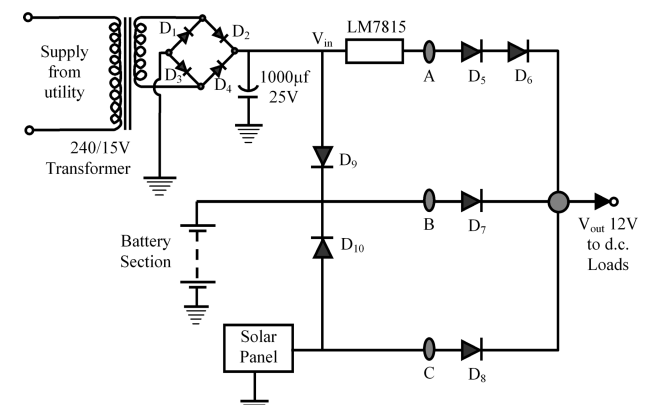Universal power supply circuit