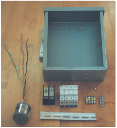 The necessary components, including lightning arrestor